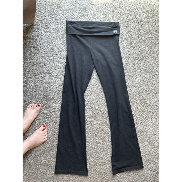 Victoria’s Secret Ombré Pink Blue Green Angel Wings Fold Over Black Legging - Picture 5 of 5